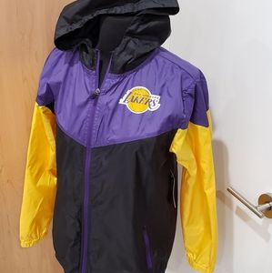 LA Los angeles Lakers basketball windbreaker XL